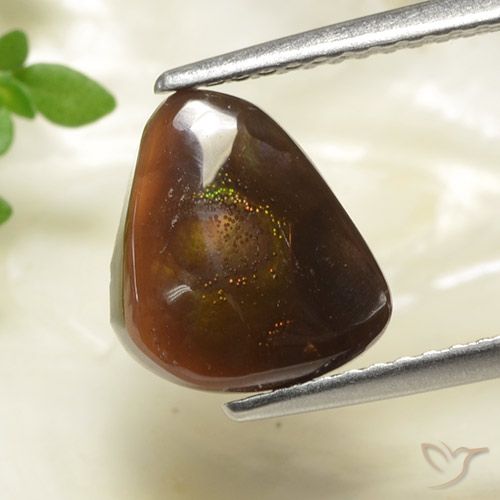 2.56ct Natürlicher Mehrfarbig Feuerachat, Fantasie, Lichtundurchlässig