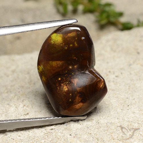 8.42ct Natürlicher Mehrfarbig Feuerachat, Fantasie, Lichtundurchlässig