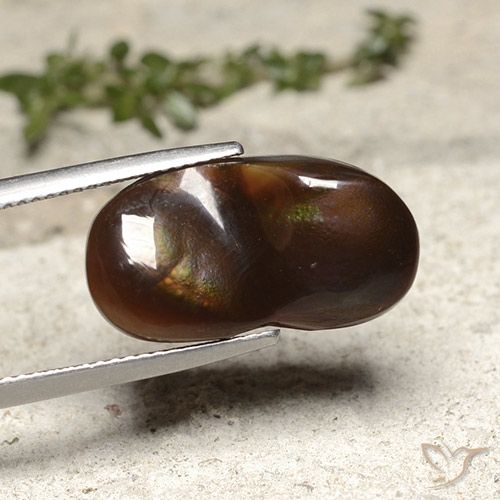 10.91ct Natürlicher Mehrfarbig Feuerachat, Fantasie, Lichtundurchlässig