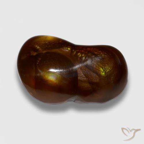 10.11ct Natürlicher Mehrfarbig Feuerachat, Fantasie, Lichtundurchlässig