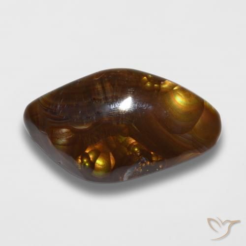 11.34ct Natürlicher Mehrfarbig Feuerachat, Fantasie, Lichtundurchlässig