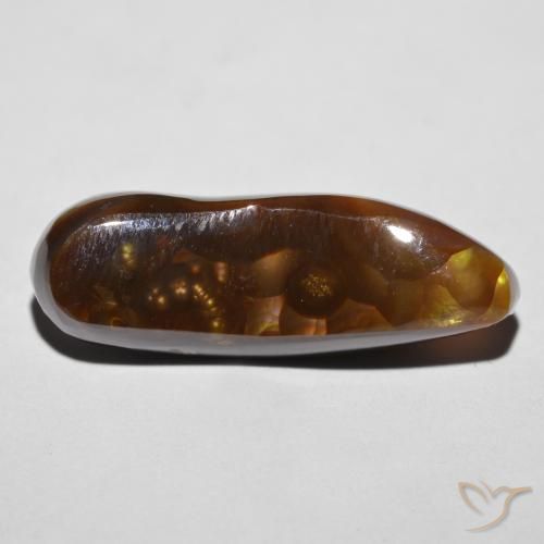 8.55ct Natürlicher Mehrfarbig Feuerachat, Fantasie, Lichtundurchlässig