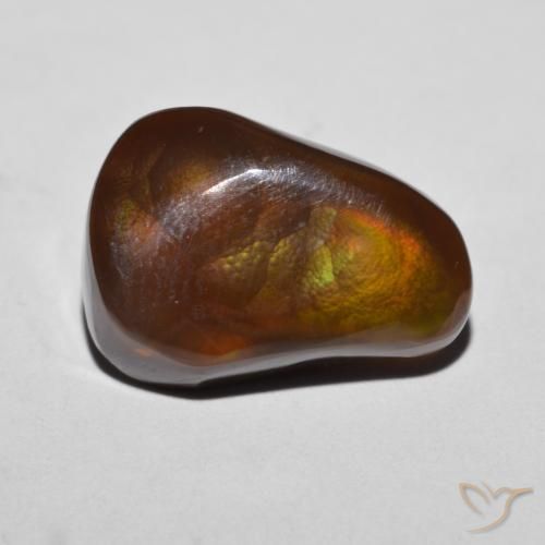 6.88ct Natürlicher Mehrfarbig Feuerachat, Fantasie, Lichtundurchlässig