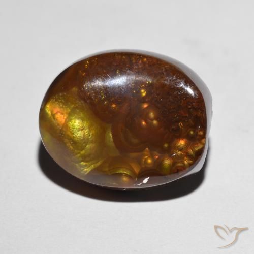 7.96ct Natürlicher Mehrfarbig Feuerachat, Fantasie, Lichtundurchlässig