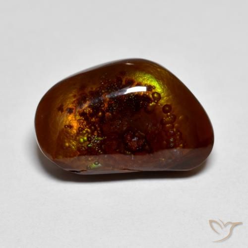 8.53ct Natürlicher Mehrfarbig Feuerachat, Fantasie, Lichtundurchlässig