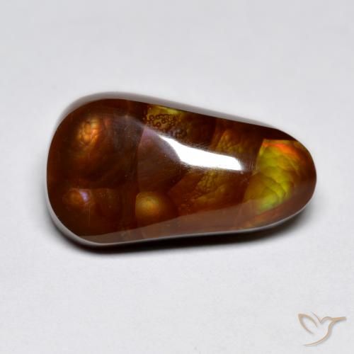 7.93ct Natürlicher Mehrfarbig Feuerachat, Fantasie, Lichtundurchlässig