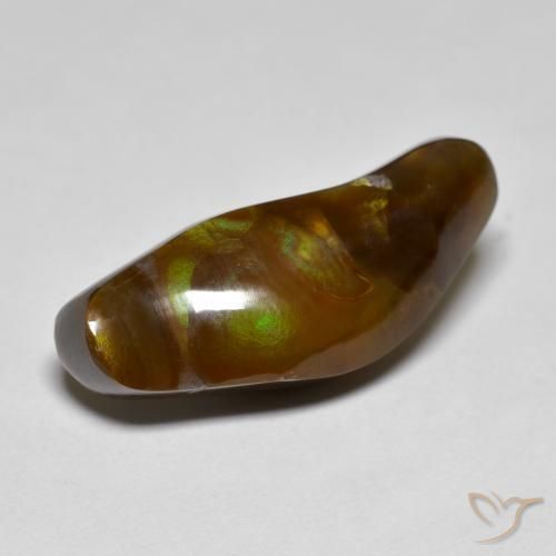 10.15ct Natürlicher Mehrfarbig Feuerachat, Fantasie, Lichtundurchlässig