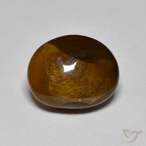 4.24ct Natürlicher Mehrfarbig Feuerachat, Fantasie, Lichtundurchlässig