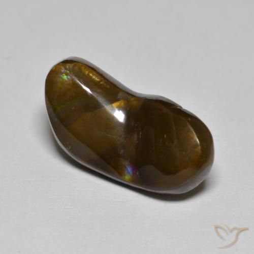 6.23ct Natürlicher Mehrfarbig Feuerachat, Fantasie, Lichtundurchlässig