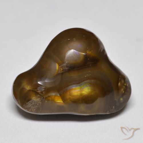9.86ct Natürlicher Mehrfarbig Feuerachat, Fantasie, Lichtundurchlässig