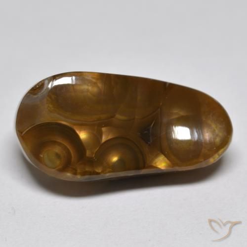 9.59ct Natürlicher Mehrfarbig Feuerachat, Fantasie, Lichtdurchlässig
