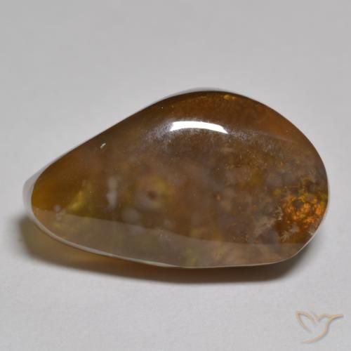 11.60ct Natürlicher Mehrfarbig Feuerachat, Fantasie, Lichtdurchlässig