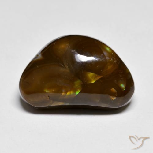 9.39ct Natürlicher Mehrfarbig Feuerachat, Fantasie, Lichtundurchlässig