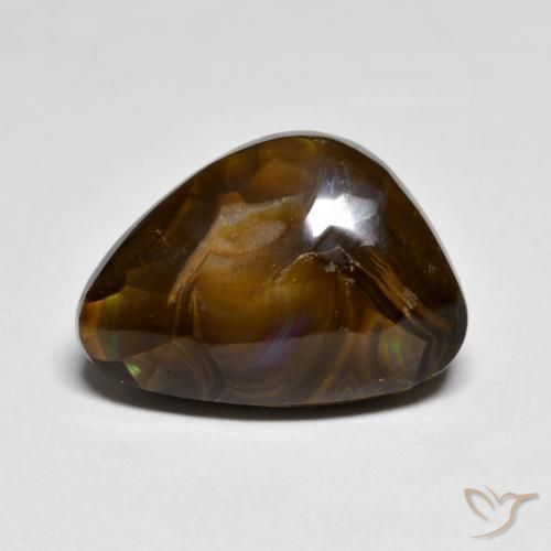 7.42ct Natürlicher Mehrfarbig Feuerachat, Fantasie, Lichtundurchlässig