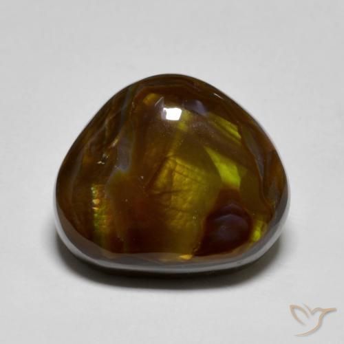 7.70ct Natürlicher Mehrfarbig Feuerachat, Fantasie, Lichtdurchlässig