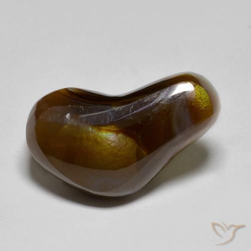 8.88ct Natürlicher Mehrfarbig Feuerachat, Fantasie, Lichtdurchlässig