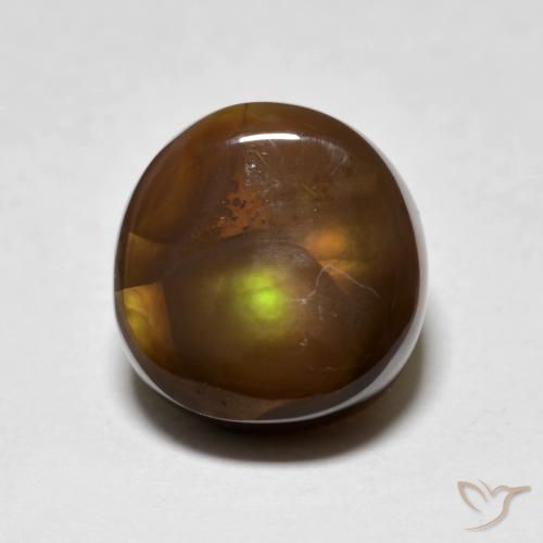 4.82ct Natürlicher Mehrfarbig Feuerachat, Fantasie, Lichtundurchlässig