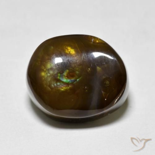 6.75ct Natürlicher Mehrfarbig Feuerachat, Fantasie, Lichtundurchlässig
