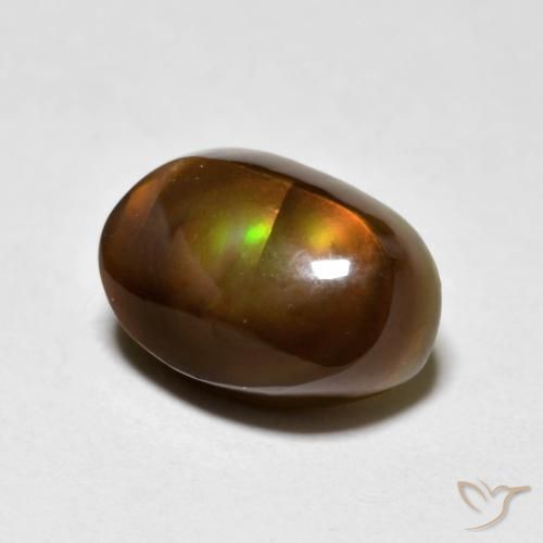 3.75ct Natürlicher Mehrfarbig Feuerachat, Fantasie, Lichtundurchlässig