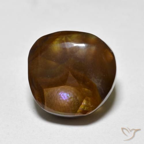 5.59ct Natürlicher Mehrfarbig Feuerachat, Fantasie, Lichtundurchlässig