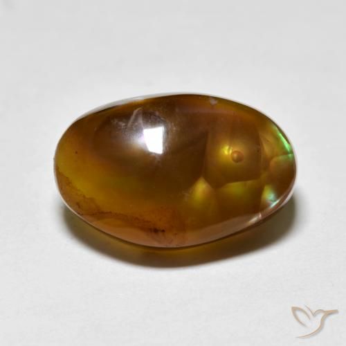 7.27ct Natürlicher Mehrfarbig Feuerachat, Fantasie, Lichtdurchlässig