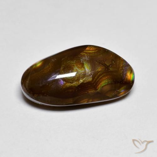 5.83ct Natürlicher Mehrfarbig Feuerachat, Fantasie, Lichtundurchlässig