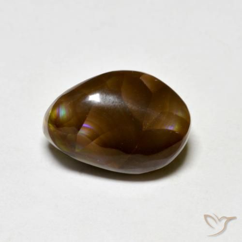 4.47ct Natürlicher Mehrfarbig Feuerachat, Fantasie, Lichtundurchlässig