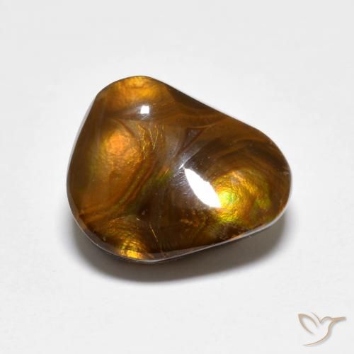 5.03ct Natürlicher Mehrfarbig Feuerachat, Fantasie, Lichtundurchlässig