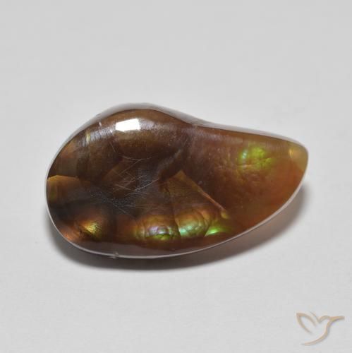 6.04ct Natürlicher Mehrfarbig Feuerachat, Fantasie, Lichtdurchlässig