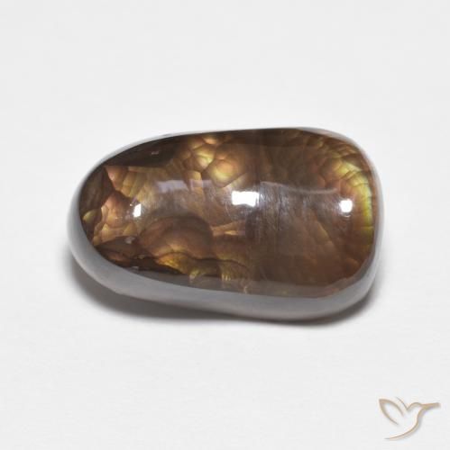 6.46ct Natürlicher Mehrfarbig Feuerachat, Fantasie, Lichtdurchlässig