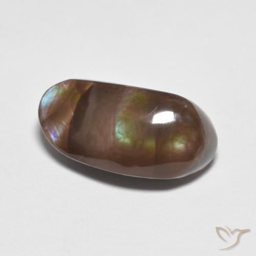 5.76ct Natürlicher Mehrfarbig Feuerachat, Fantasie, Lichtundurchlässig