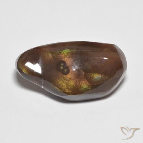 7.32ct Natürlicher Mehrfarbig Feuerachat, Fantasie, Lichtundurchlässig