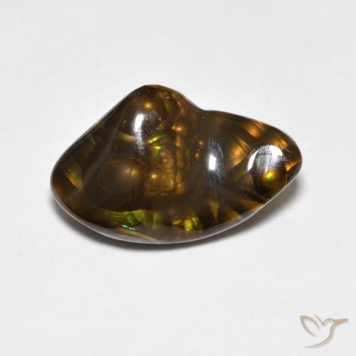 4.18ct Natürlicher Mehrfarbig Feuerachat, Fantasie, Lichtundurchlässig