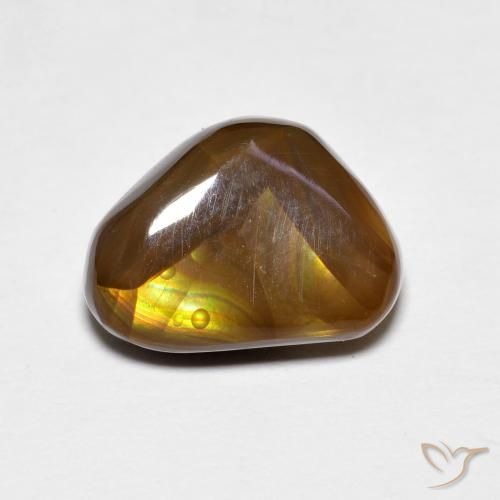 4.19ct Natürlicher Mehrfarbig Feuerachat, Fantasie, Lichtundurchlässig