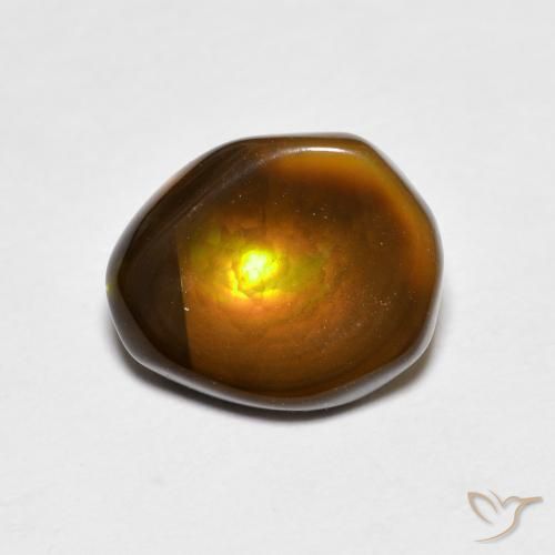 2.46ct Natürlicher Mehrfarbig Feuerachat, Fantasie, Lichtundurchlässig
