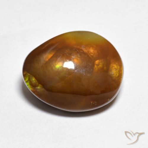 7.50ct Natürlicher Mehrfarbig Feuerachat, Fantasie, Lichtdurchlässig