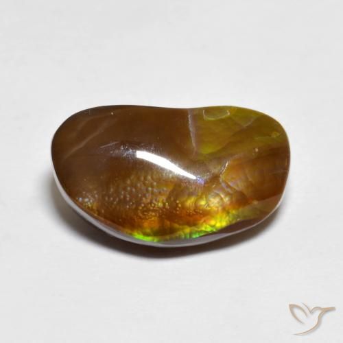 4.95ct Natürlicher Mehrfarbig Feuerachat, Fantasie, Lichtundurchlässig