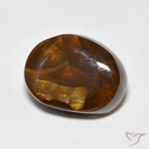8.27ct Natürlicher Mehrfarbig Feuerachat, Fantasie, Lichtundurchlässig