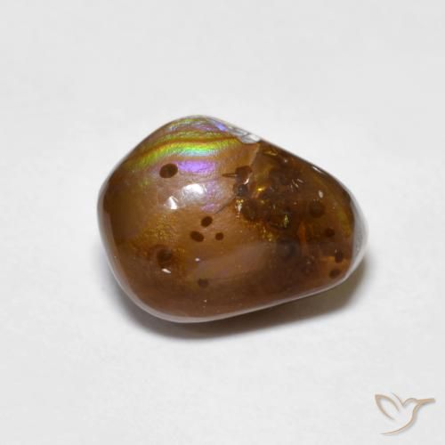3.16ct Natürlicher Mehrfarbig Feuerachat, Fantasie, Lichtundurchlässig