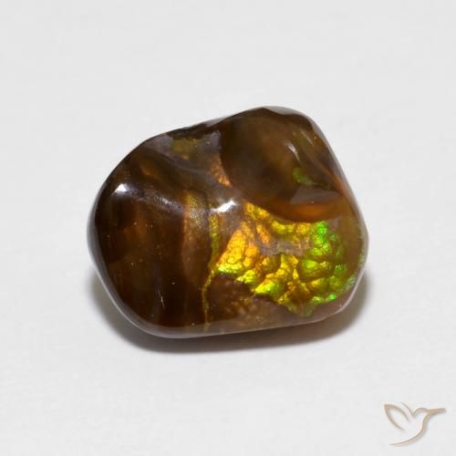 2.60ct Natürlicher Mehrfarbig Feuerachat, Fantasie, Lichtundurchlässig