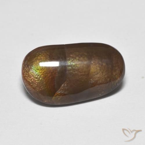 3.82ct Natürlicher Mehrfarbig Feuerachat, Fantasie, Lichtundurchlässig