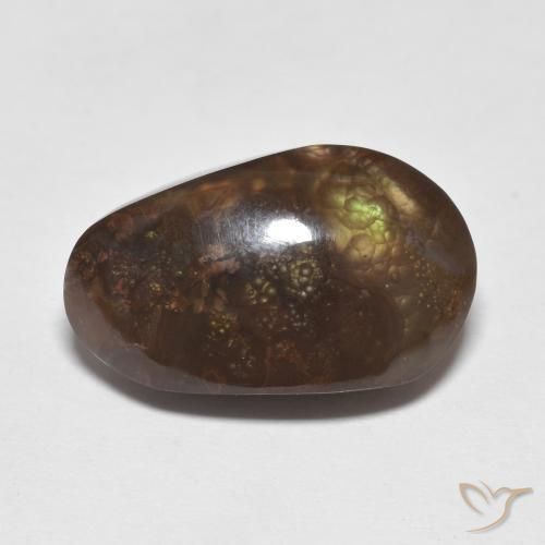 8.48ct Natürlicher Mehrfarbig Feuerachat, Fantasie, Lichtundurchlässig