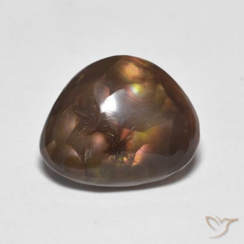 4.74ct Natürlicher Mehrfarbig Feuerachat, Fantasie, Lichtundurchlässig