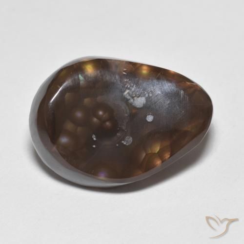 9.24ct Natürlicher Mehrfarbig Feuerachat, Fantasie, Lichtundurchlässig