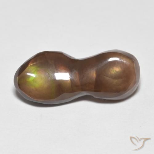 6.62ct Natürlicher Mehrfarbig Feuerachat, Fantasie, Lichtundurchlässig