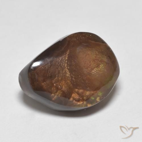 5.19ct Natürlicher Mehrfarbig Feuerachat, Fantasie, Lichtundurchlässig