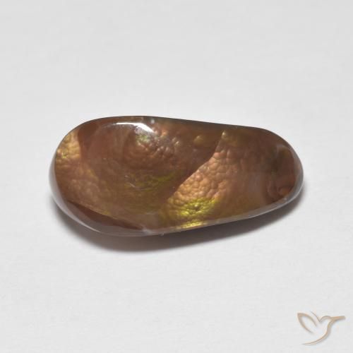 4.61ct Natürlicher Mehrfarbig Feuerachat, Fantasie, Lichtundurchlässig