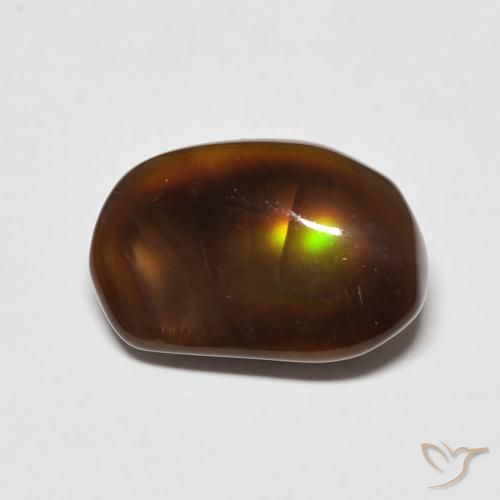 4.87ct Natürlicher Mehrfarbig Feuerachat, Fantasie, Lichtdurchlässig