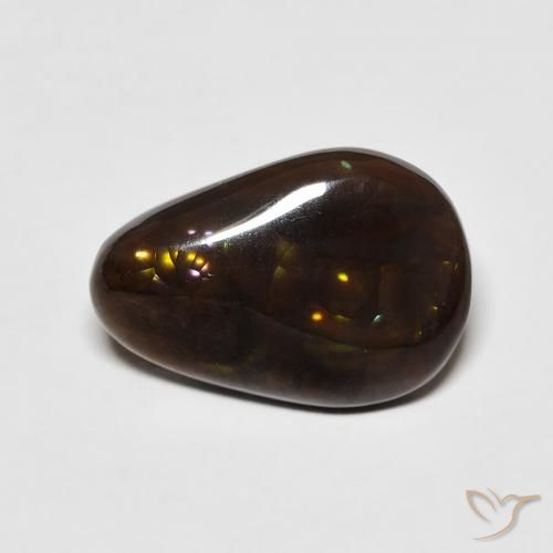 4.81ct Natürlicher Mehrfarbig Feuerachat, Fantasie, Lichtundurchlässig