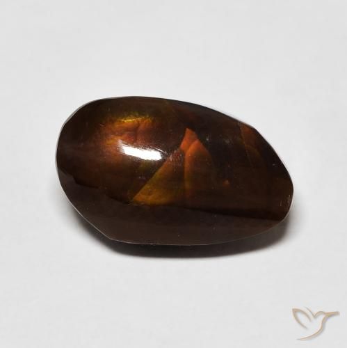 6.99ct Natürlicher Mehrfarbig Feuerachat, Fantasie, Lichtundurchlässig
